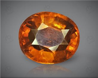 Natural Hessonite Garnet (Gomed) Certified 5.84 CTS. ( 92406 ) 